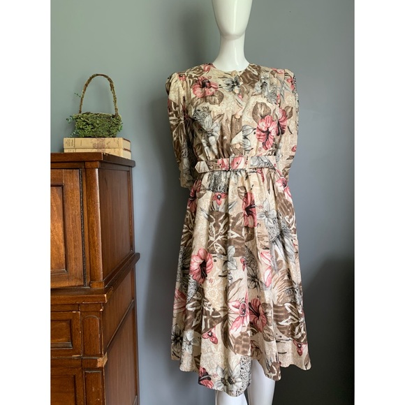 vintage California Looks : tropical swing dress - Picture 2 of 15